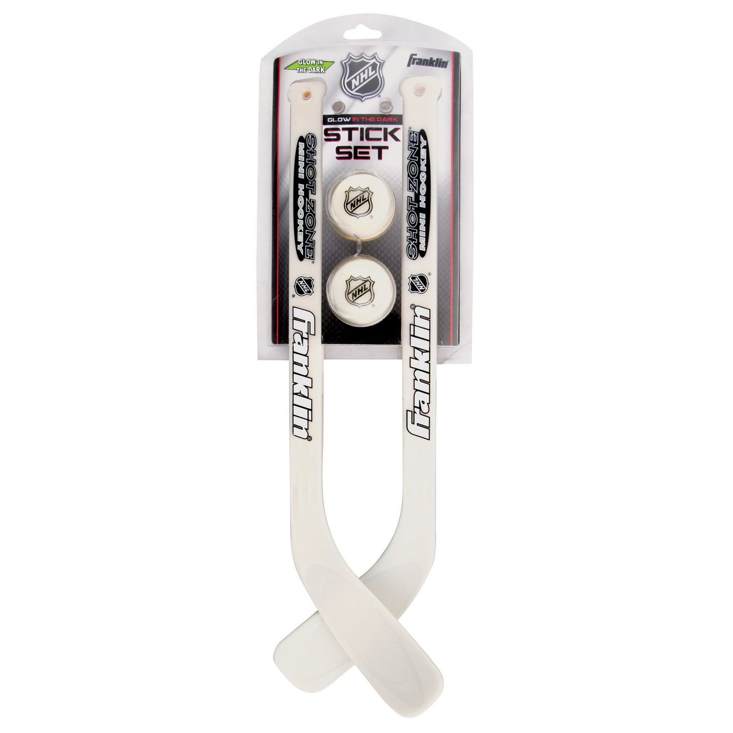 Franklin Sports NHL Glow In The Dark Player Stick Set