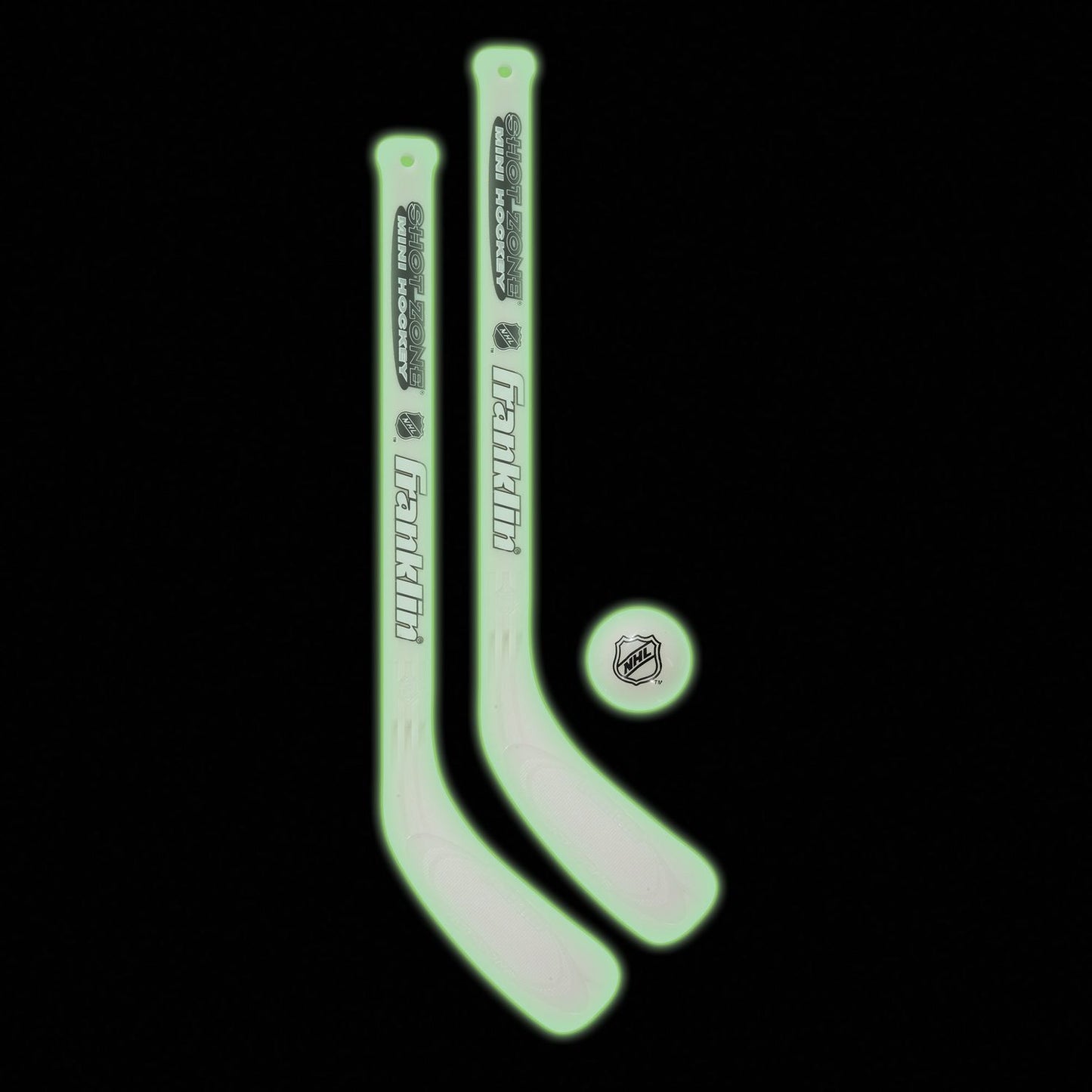Franklin Sports NHL Glow In The Dark Player Stick Set