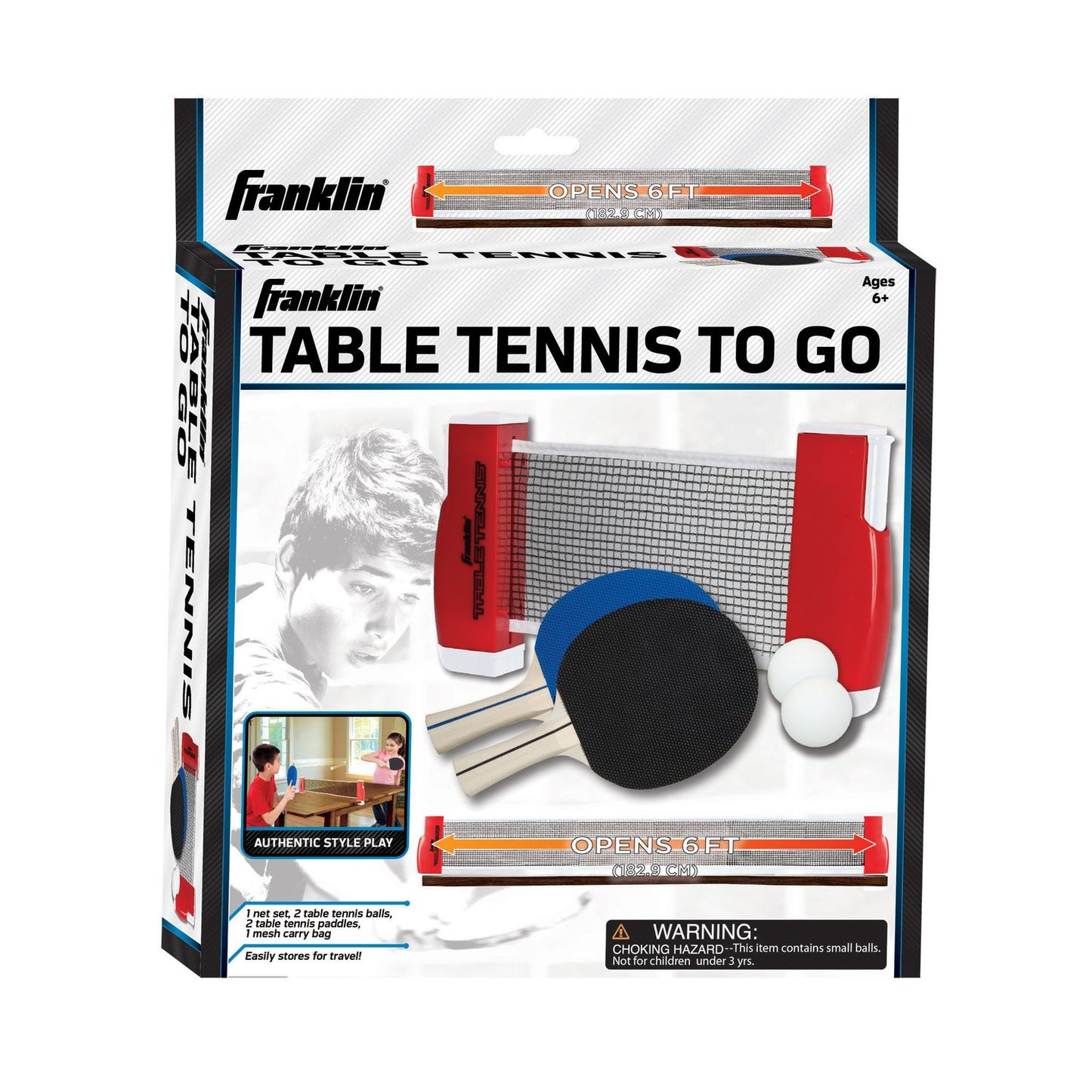 Franklin Sports Table Tennis To Go
