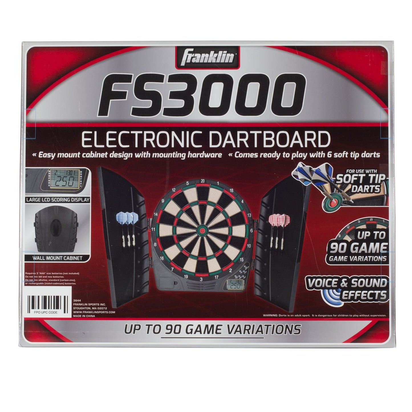 Franklin Sports FS 3000 Electronic Dartboard