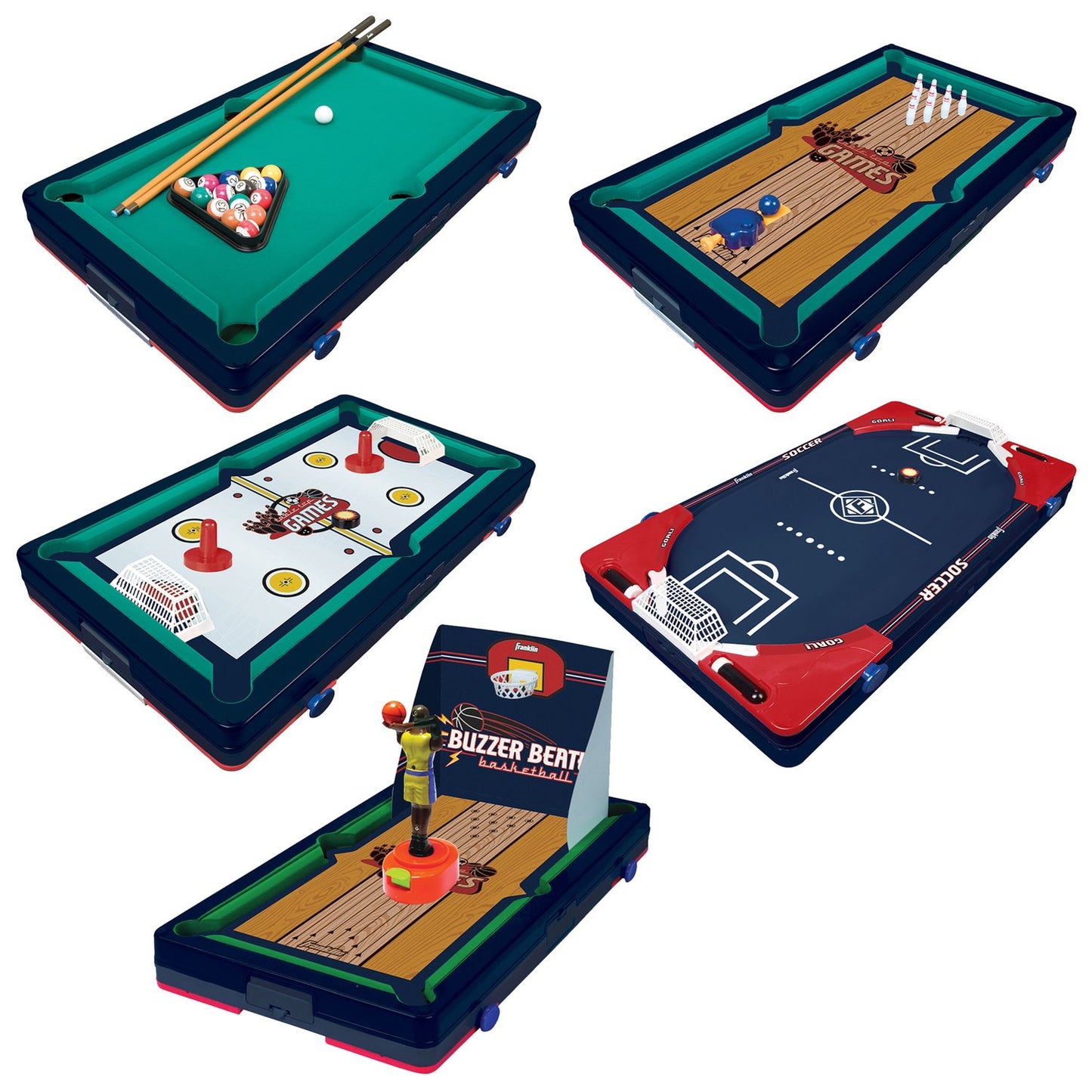 Franklin Sports 5 In 1 Sports Center Table Top