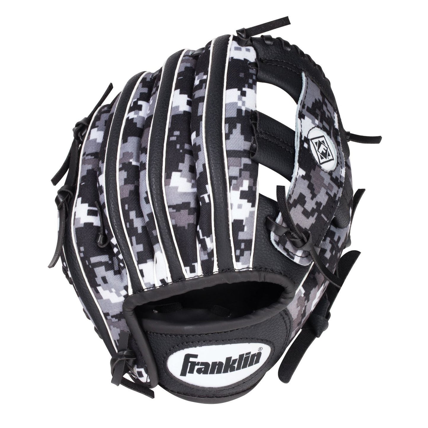Franklin Sports 9.5" RTP Teeball Performance Glove Black/White-Left Handed Thrower