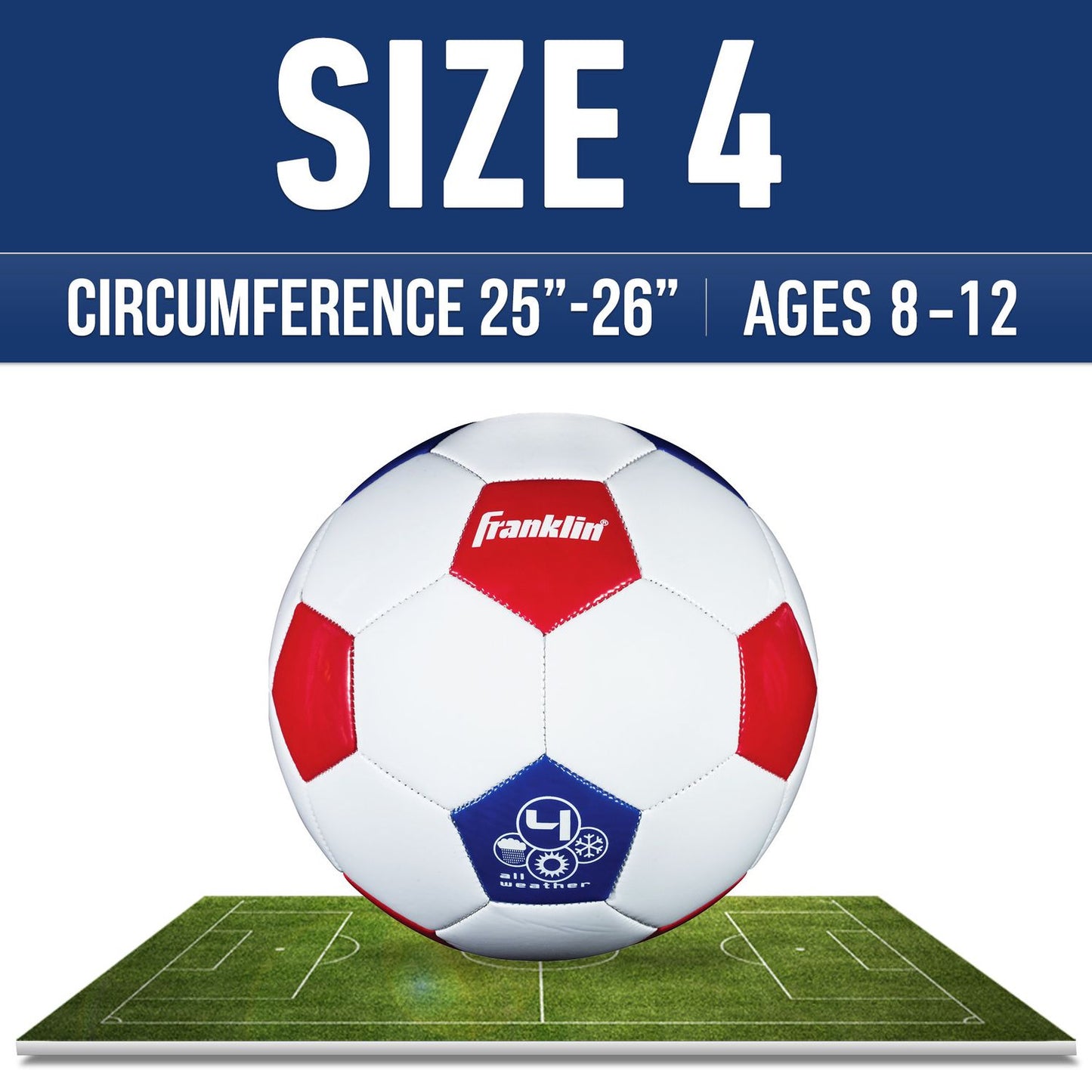 Franklin Sports Size 4 USA Soccer Ball