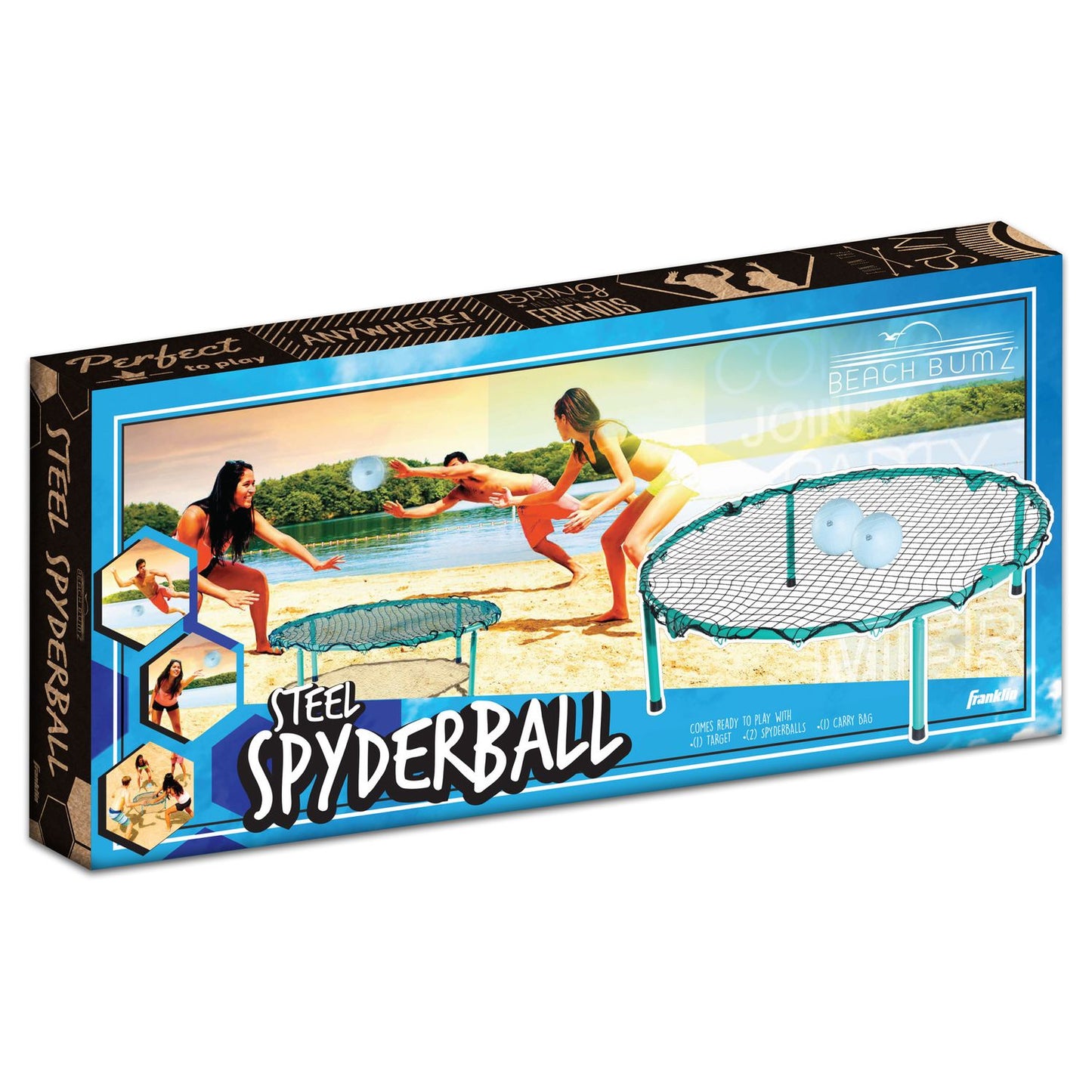 Franklin Sports Beach Bumz Steel Spyderball