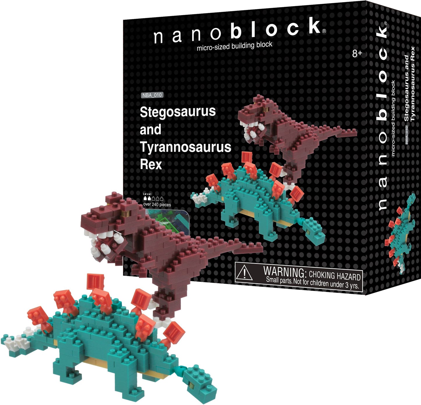 nanoblock Sites to See Plus Stegosaurus & Trex