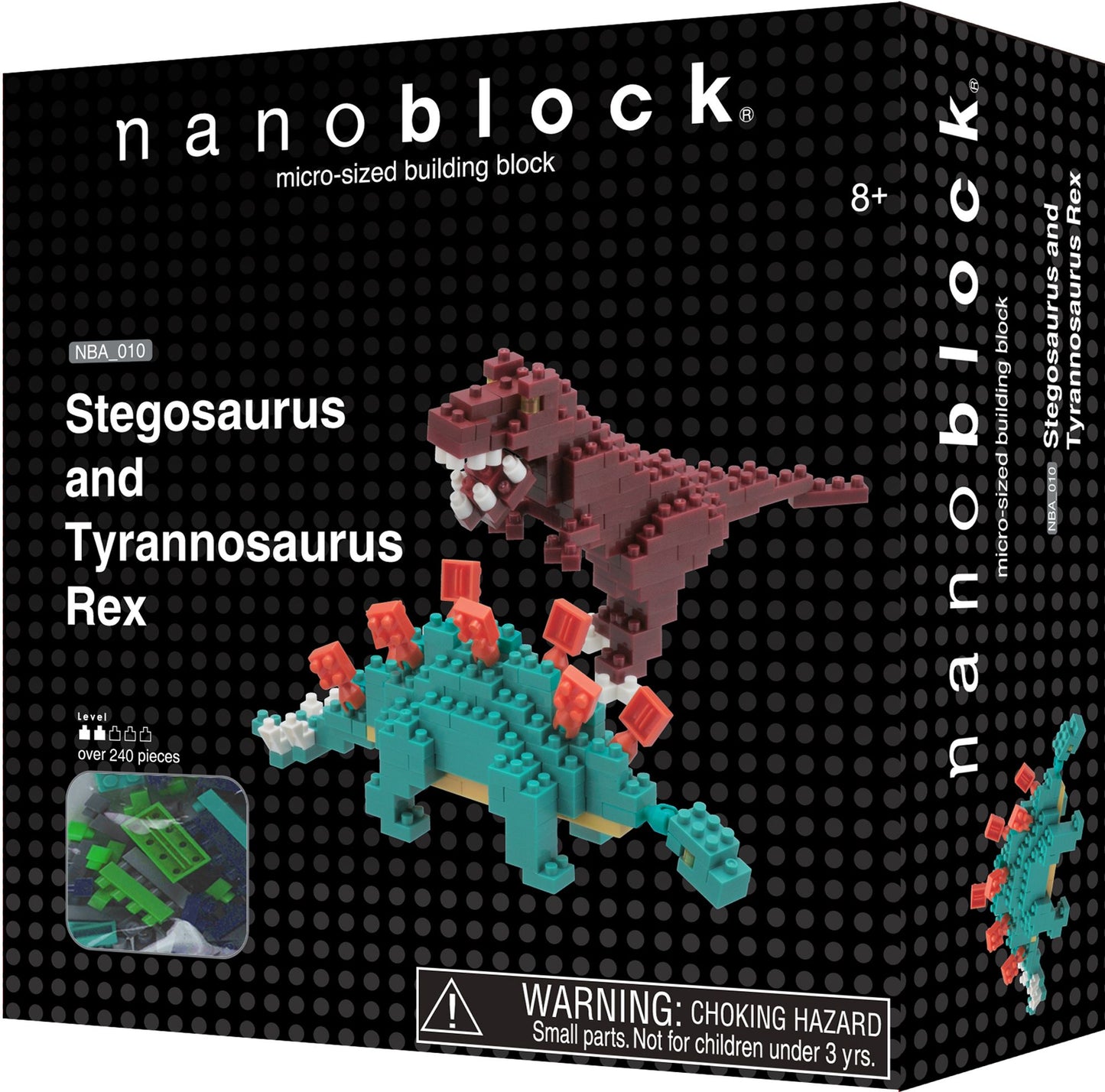 nanoblock Sites to See Plus Stegosaurus & Trex