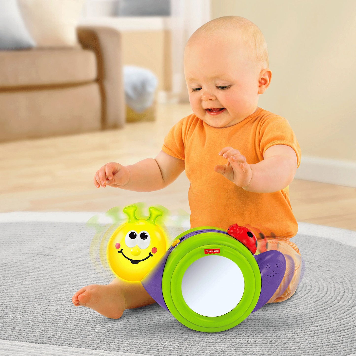 Fisher-Price Go Baby Go! 1-2-3 Crawl Along Snail