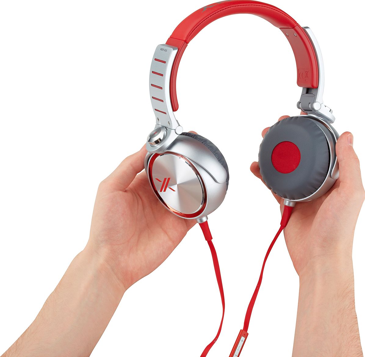 Sony MDR-X05 Headphone - Red/Silver