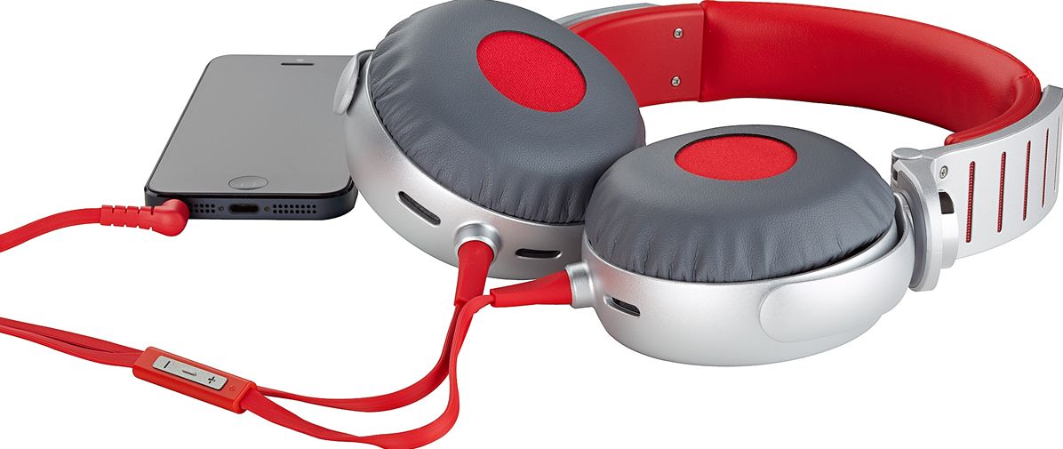Sony MDR-X05 Headphone - Red/Silver