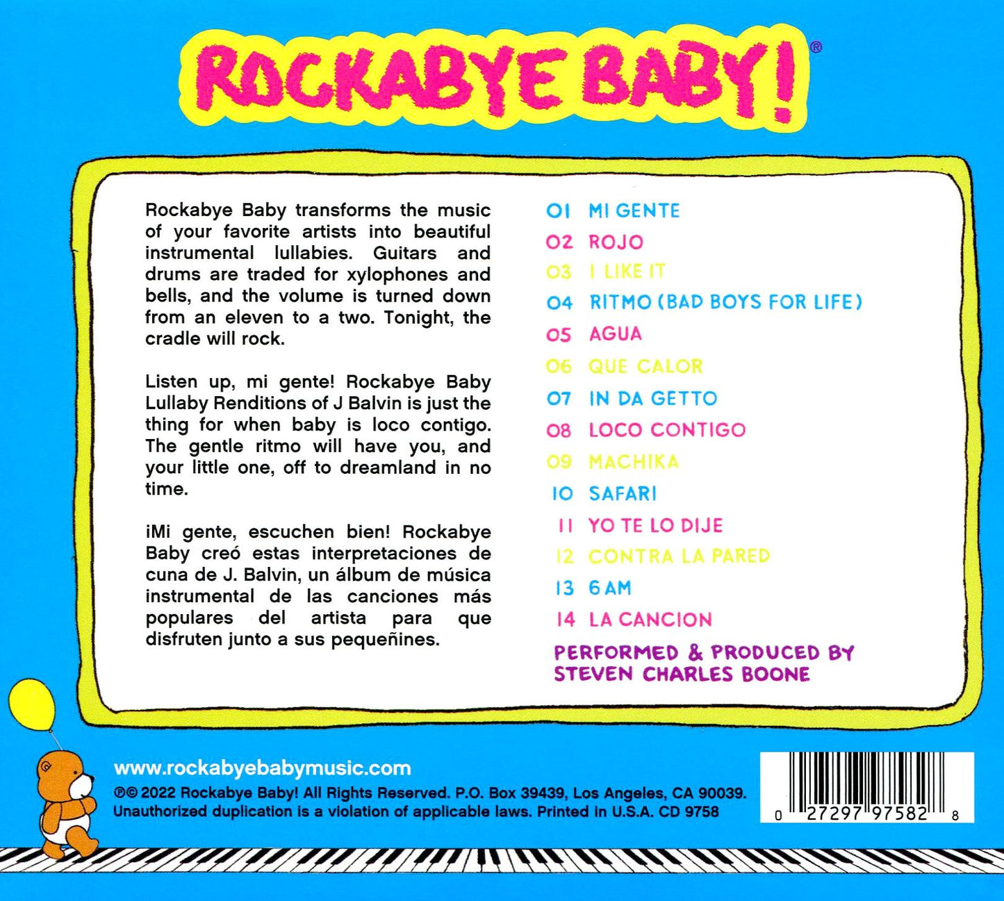 Lullaby Renditions Of J Balvin