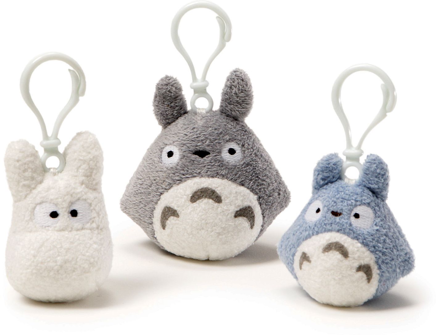 Totoro Backpack Clip (Gray, Blue, or White)