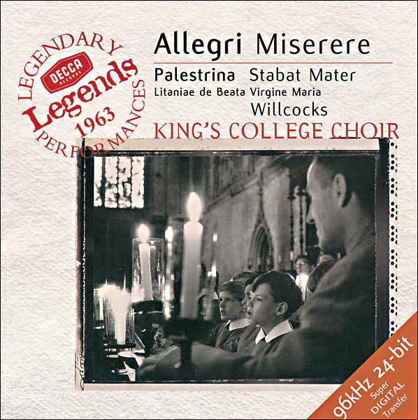Allegri: Miserere / Palestrina: Stabat Mater