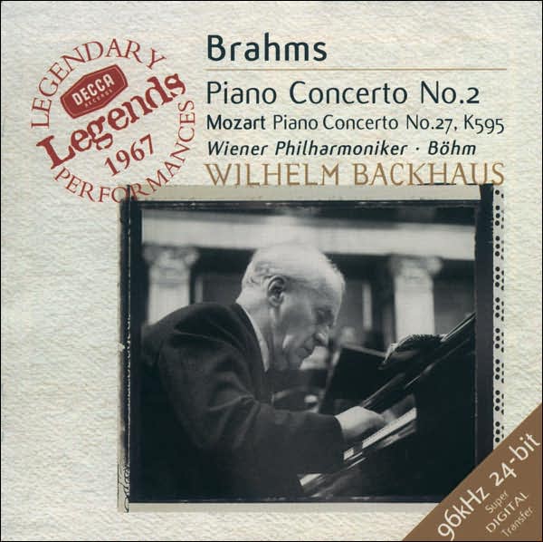 Brahms: Piano Concerto No. 2; Mozart: Piano Concerto No. 27, K.595