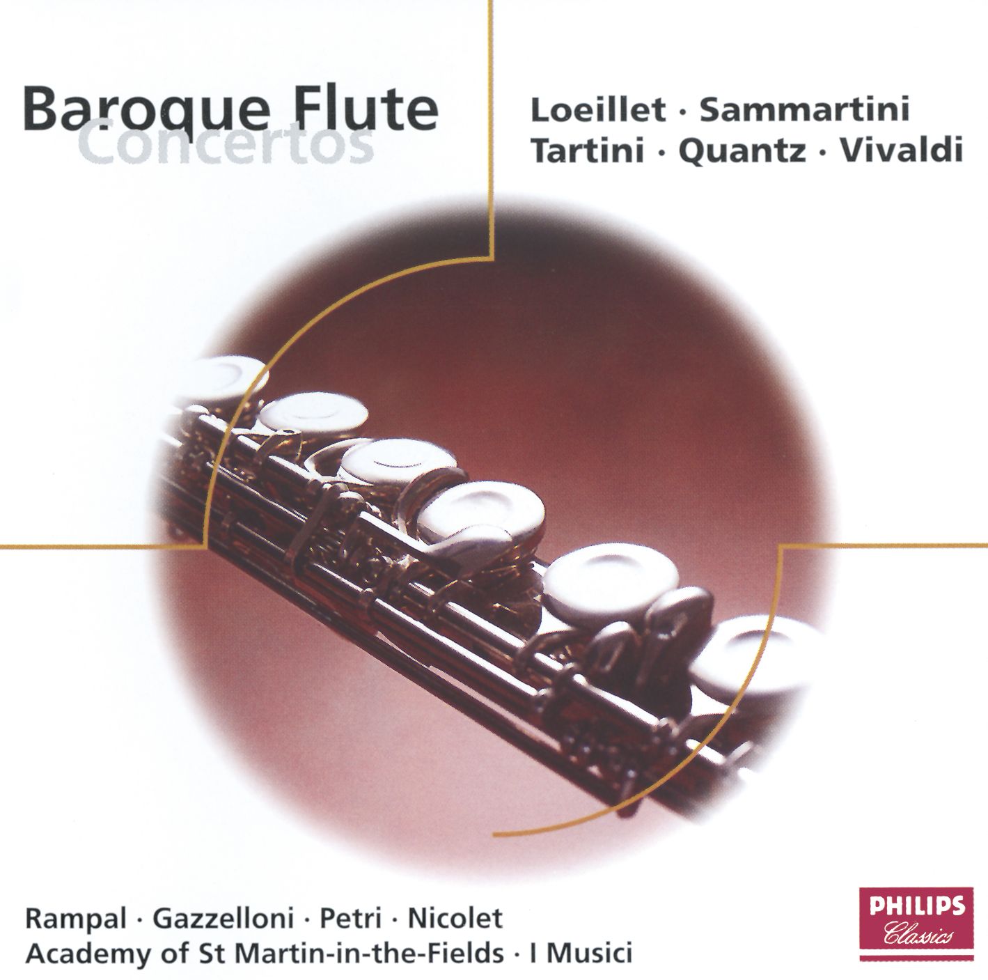 Baroque Flute Concertos: Loeillet, Sammartini, Tartini, Quantz, Vivaldi