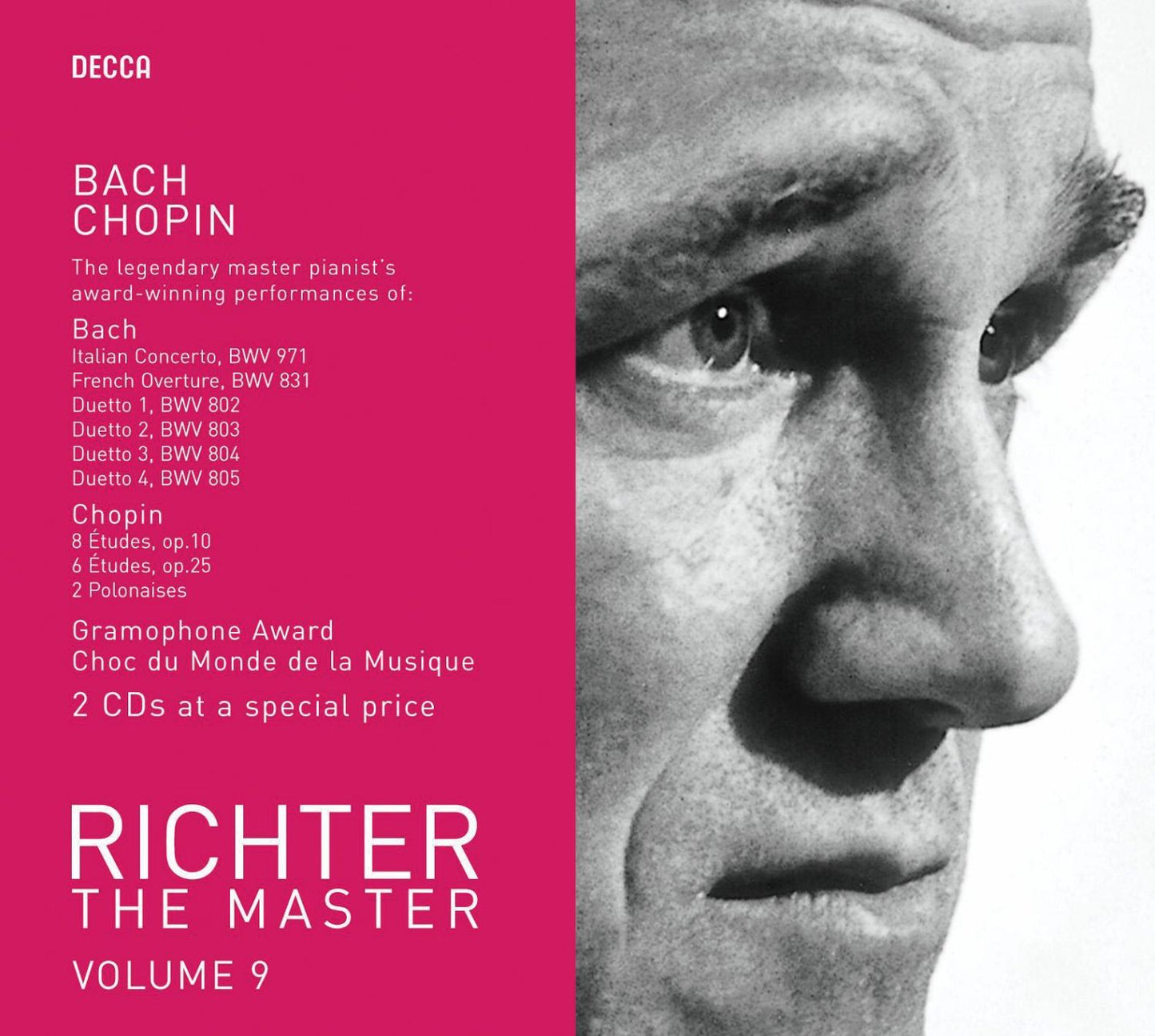 Richter The Master, Vol. 9: Bach, Chopin