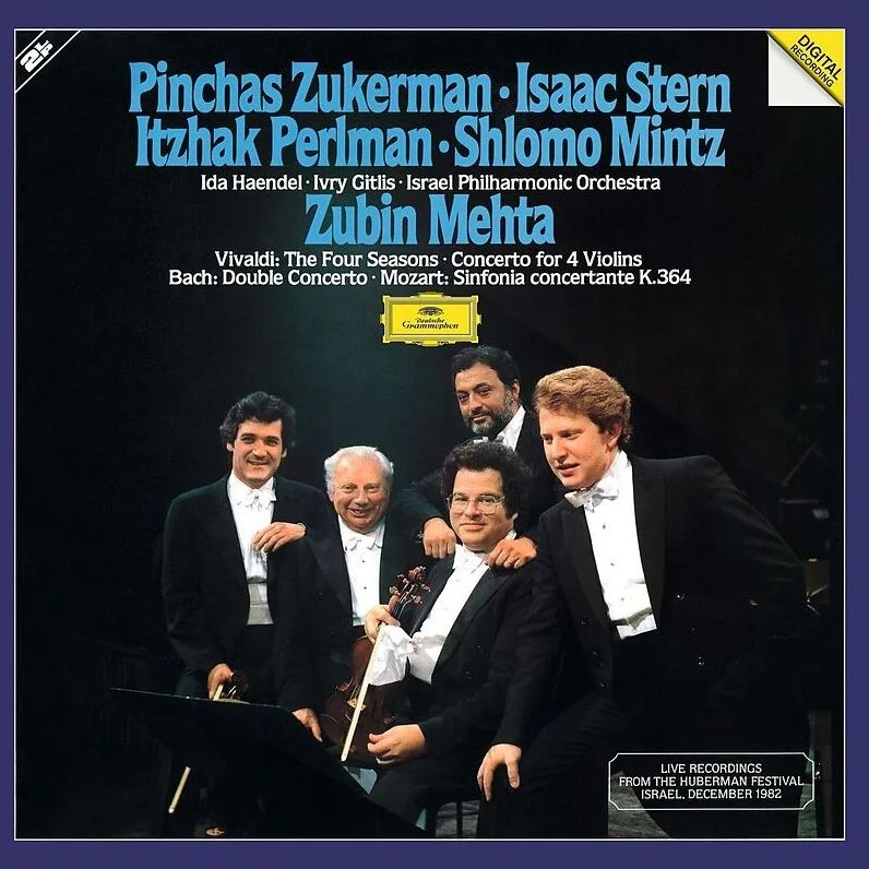 Vivaldi: The Four Seasons; Concerto For 4 Violins; Bach: Double Concerto; Mozart: Sinfonia Concertante