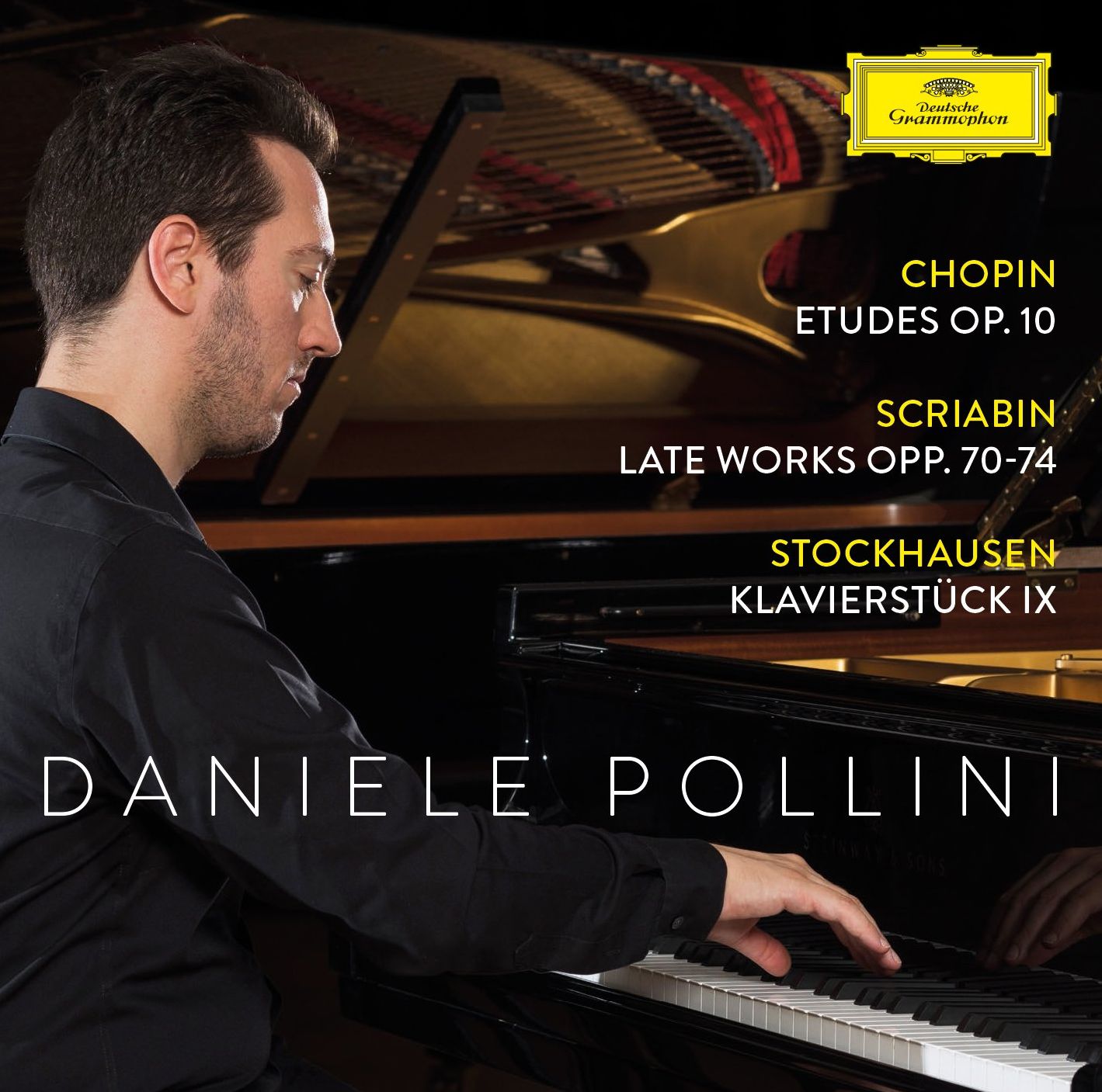 Chopin: Etudes Op. 10; Scriabin: Late Works Opp. 70-74; Stockhausen: Klavierstück IX