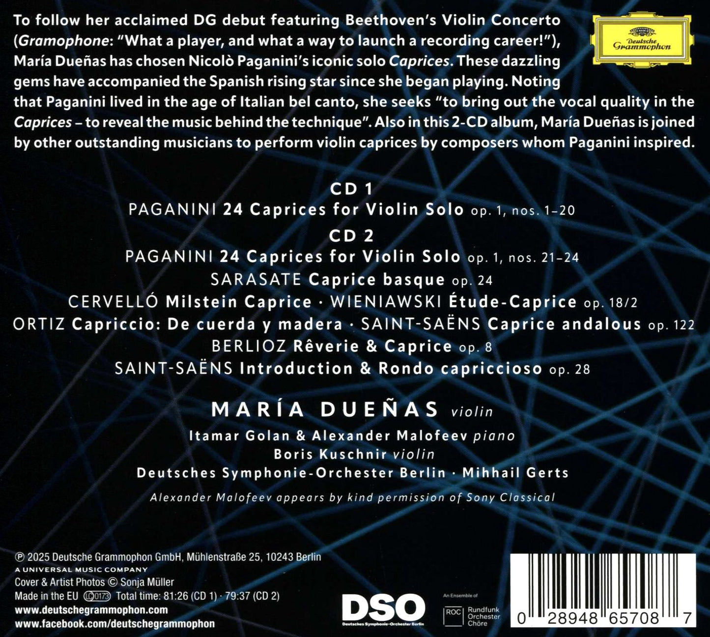 Paganini's Iconic 24 Caprices (Paganini / Maria Duenas)