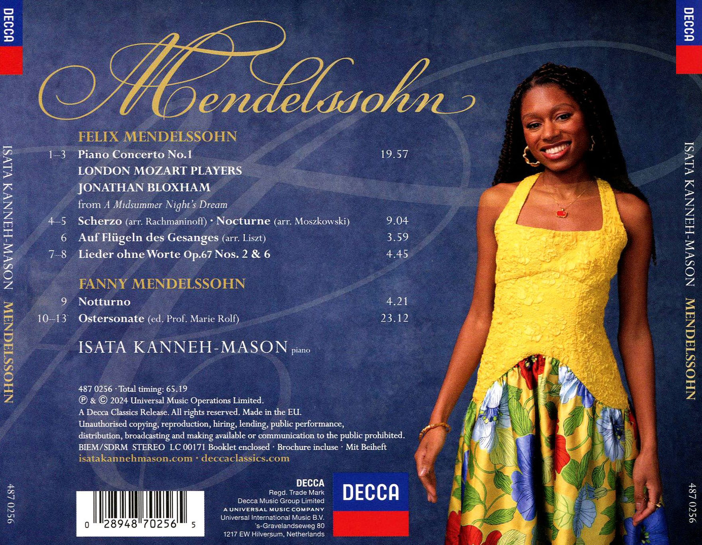 Mendelssohn (Isata Kanneh-Mason)