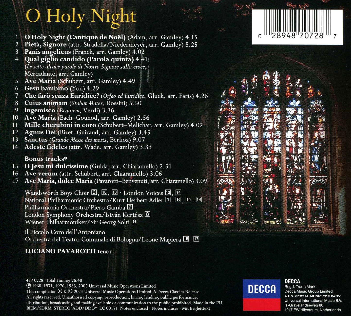 O Holy Night (Luciano Pavarotti)