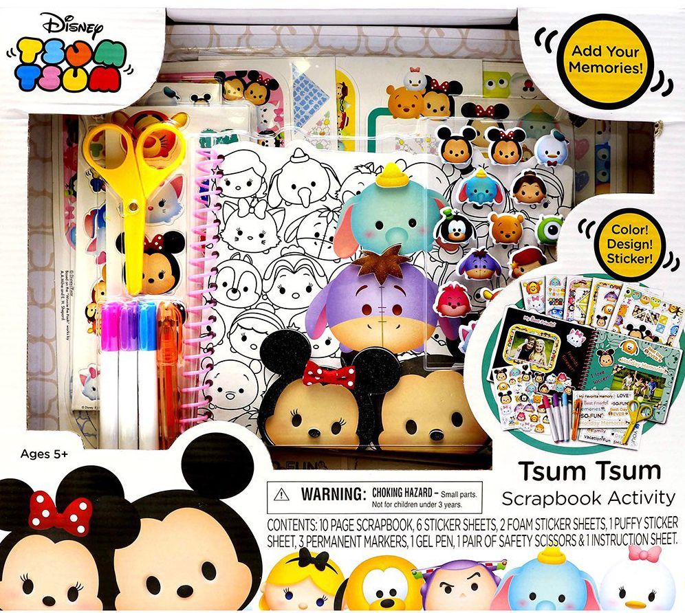 Tsum Tsum Scrapbook Activity