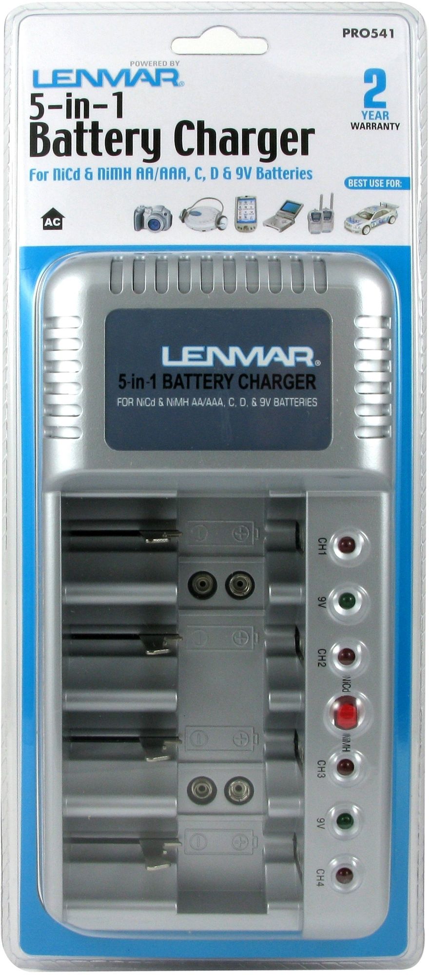 5 in 1 AC Charger charges 4