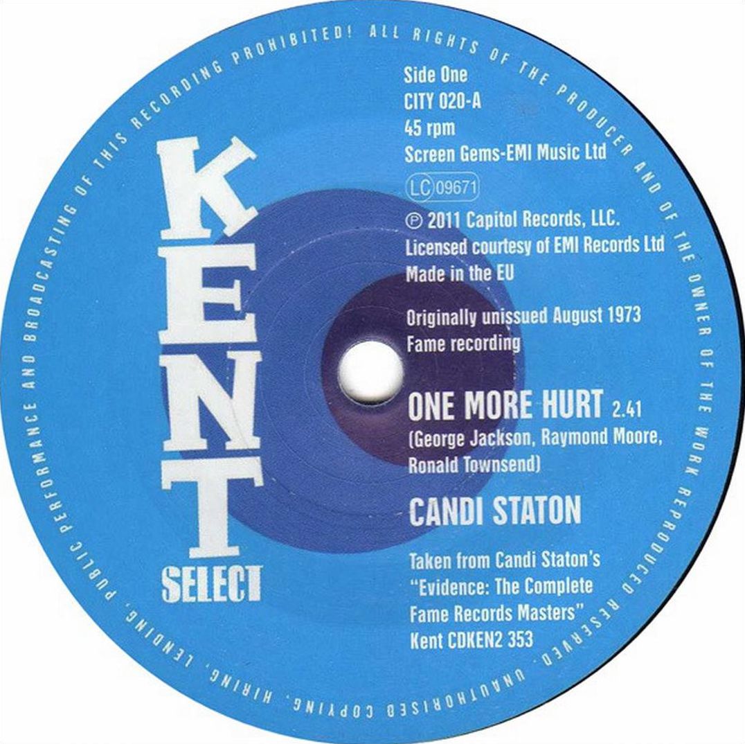 One More Hurt / Do Right Woman (Candi Staton)