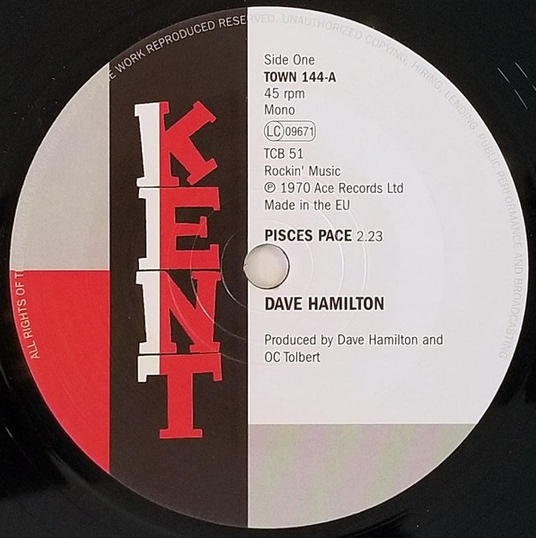 Pisces Pace / Bad Things (You Said To Me) (Dave Hamilton / Barrino Brothers)