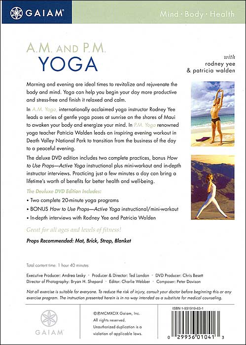 A.M. and P.M. Yoga