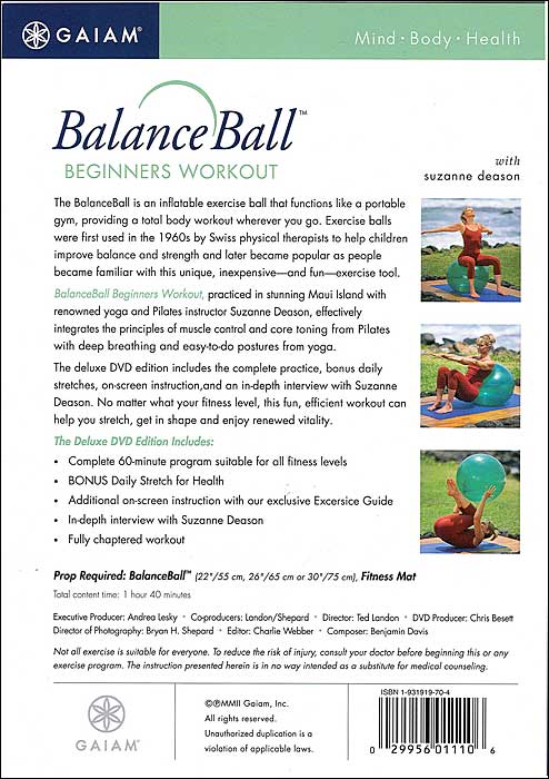 Balance Ball: Beginners Workout