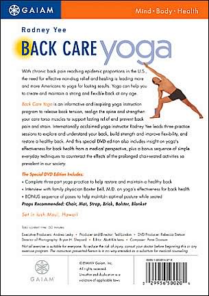 Back Care Yoga
