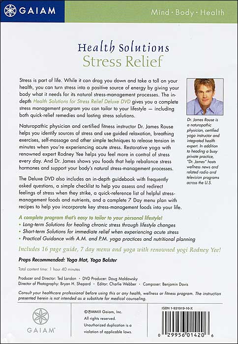 Health Solutions for Stress Relief