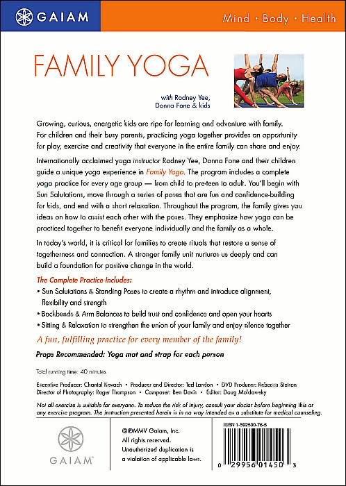Rodney Yee: Yoga Journal's Family Yoga