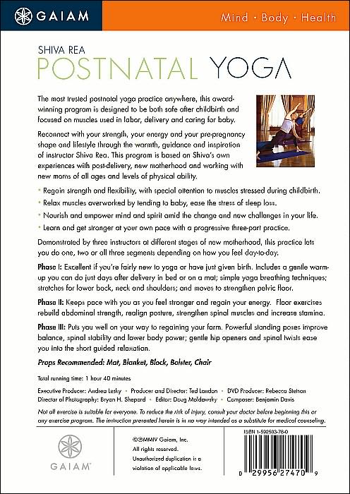 Yoga Journal: Postnatal Yoga