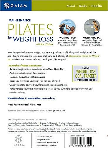 Maintenance Pilates for Weight Loss [DVD/CD]