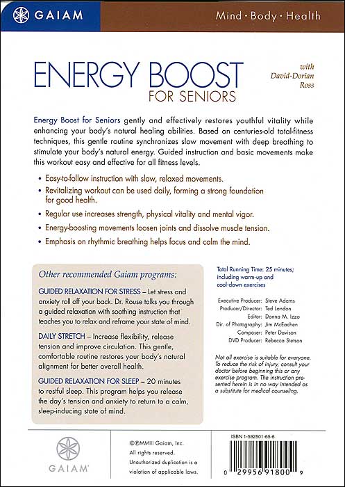 Energy Boost for Seniors
