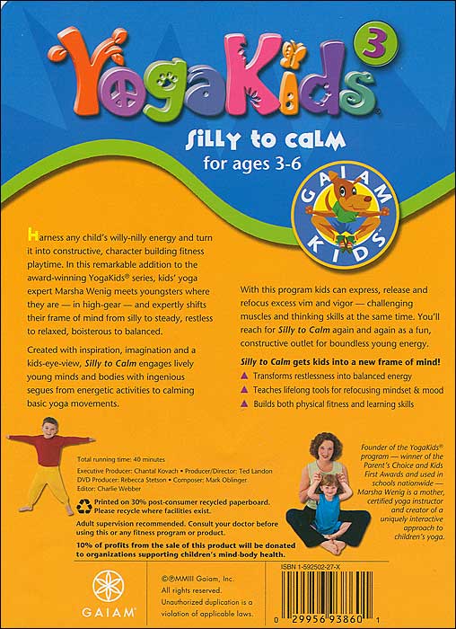 YogaKids, Vol. 3: Silly to Calm