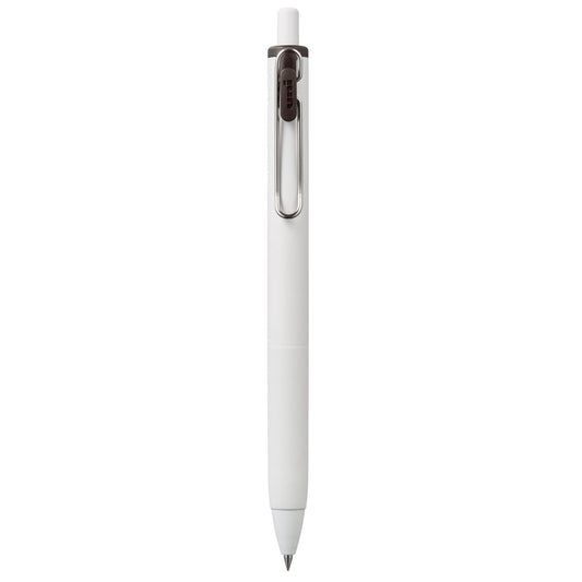 uni One .5MM Black Ink White Barrel
