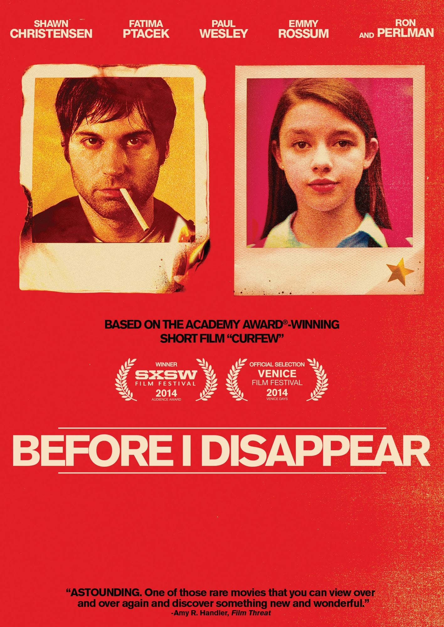 BEFORE I DISAPPEAR