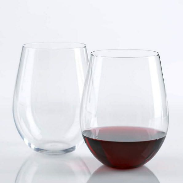 U Cabernet/Merlot Stemless Wine Glasses - Set of 2