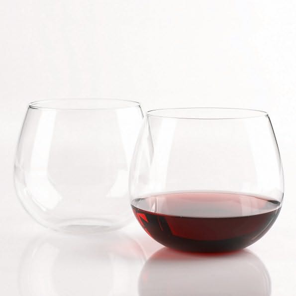 U Pinot Noir Stemless Wine Glasses - Set of 2