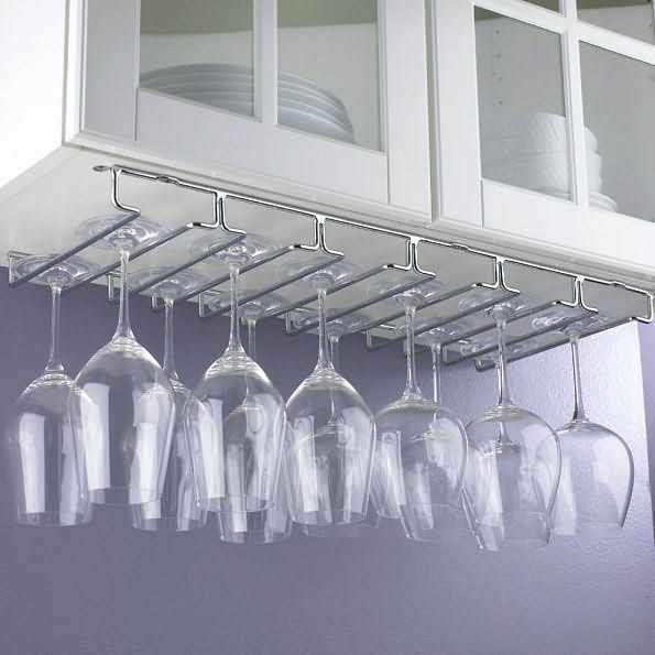 Large Under Cabinet Stemware Rack