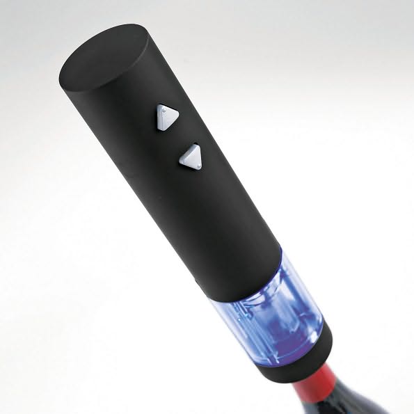 Electric Blue Push-Button Corkscrew