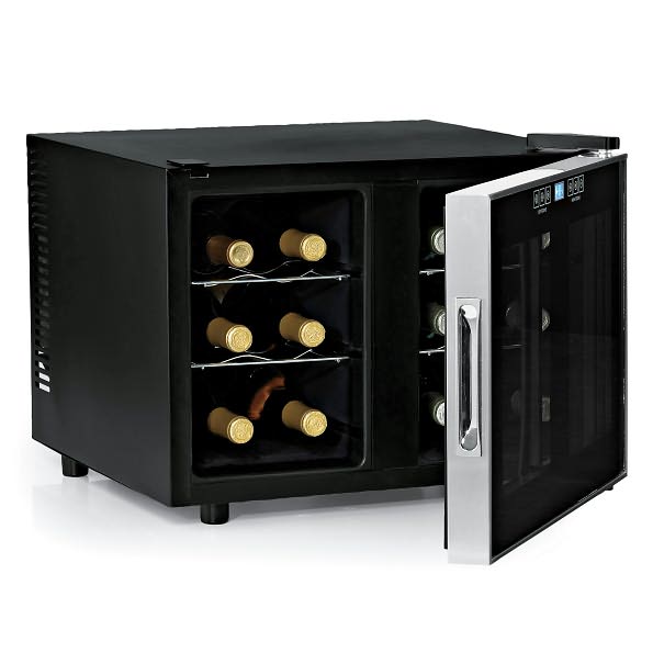 Silent 12 Bottle Dual Zone Touchscreen Wine Refrigerator
