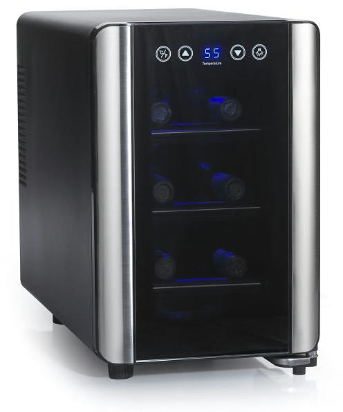 Silent 6 Bottle Touchscreen Wine Refrigerator