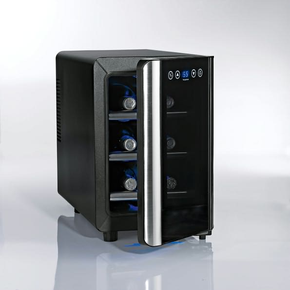 Silent 6 Bottle Touchscreen Wine Refrigerator