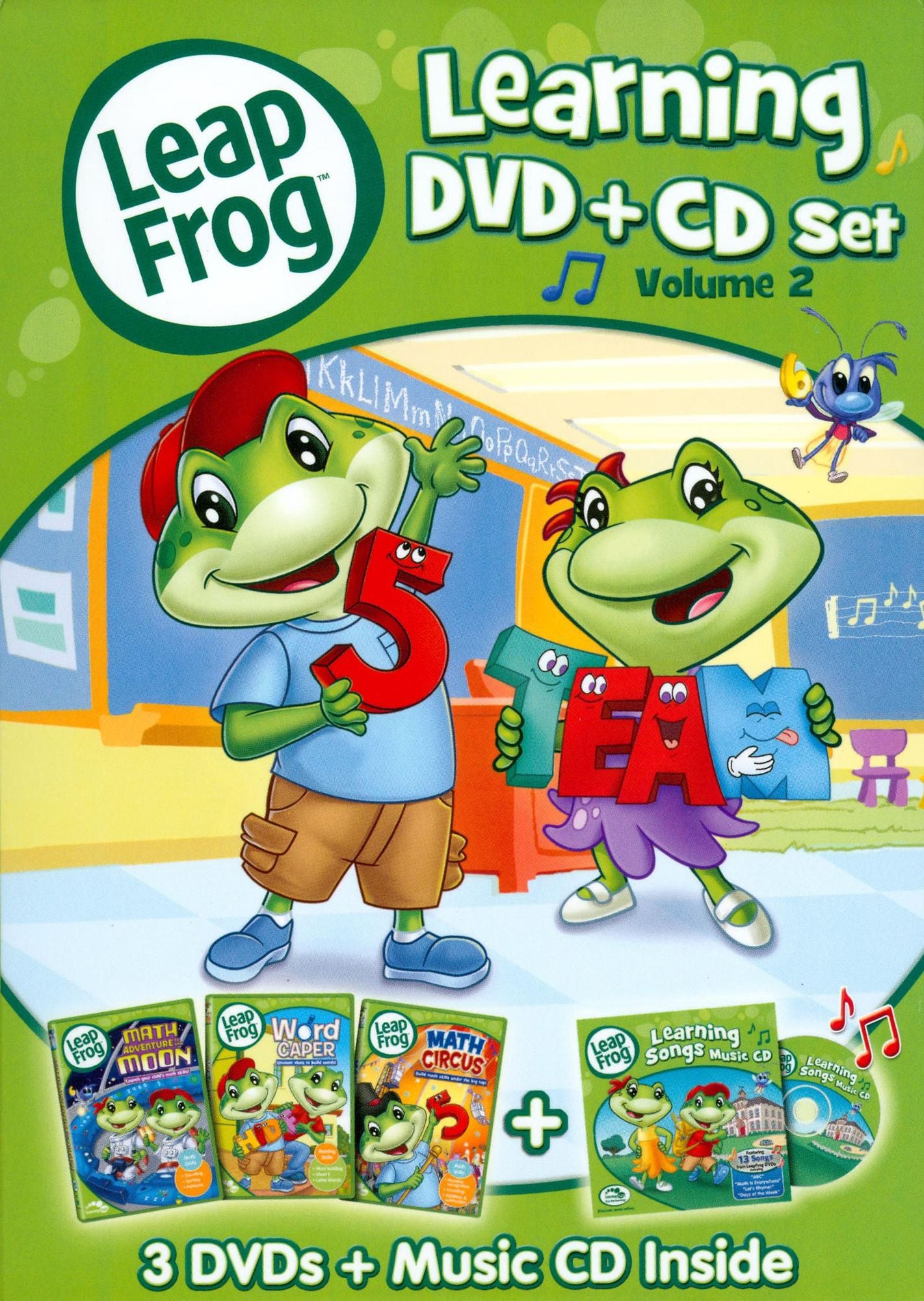 LeapFrog: Learning DVD Set, Vol. 2 [4 Discs] [DVD/CD]