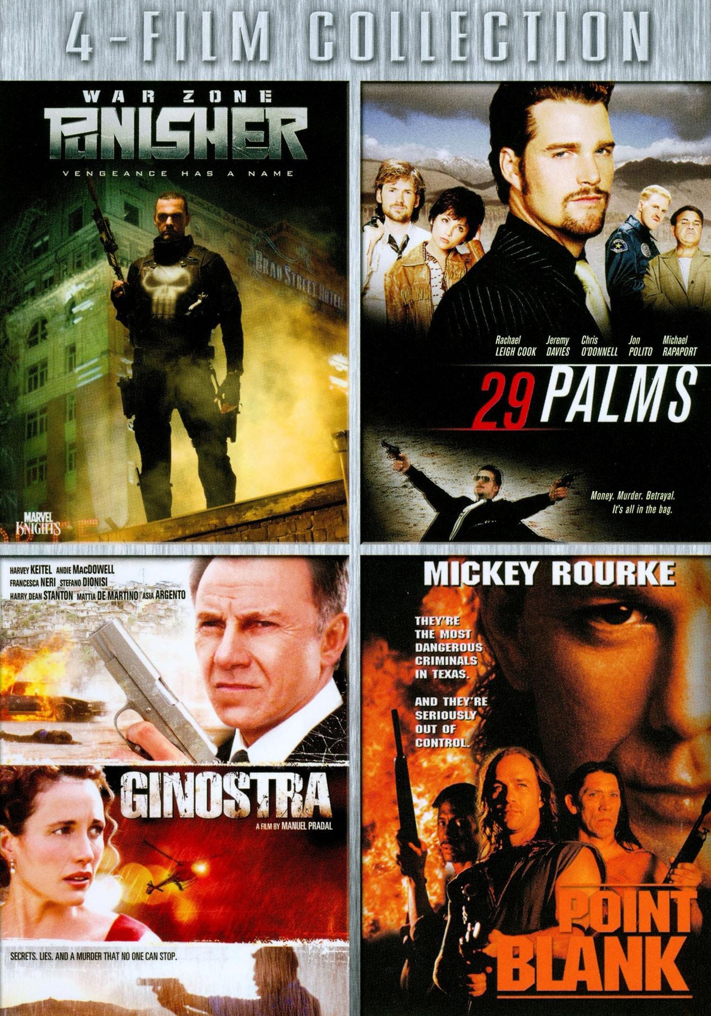 Punisher 2: War Zone/29 Palms/Ginostra/Point Blank [4 Discs]