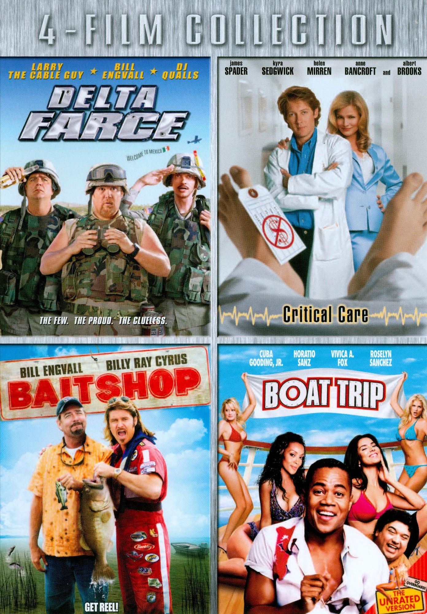Delta Farce/Critical Care/Bait Shop/Boat Trip [4 Discs]