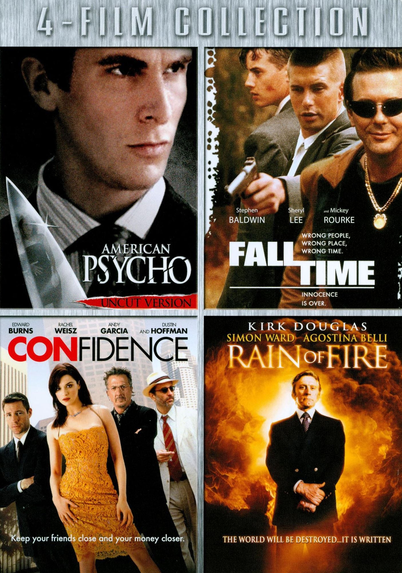 American Psycho/Fall Time/Confidence/Rain of Fire [3 Discs]